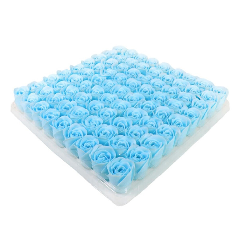 Oimg (P, -) Valentine Gift 81 Pcs Soap Flowers, Bath Rose Petals Floral Scented, Wedding Birthday Decor
