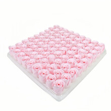 (E, -) Cadeau Saint-Valentin Fleurs Savon 81 PCS, Pétales Rose Bain Parfumé, Déco Mariage Anniversaire