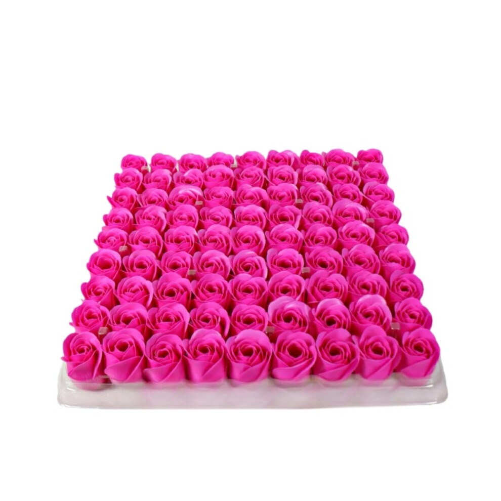 Oimg (I, -) Valentine Gift 81 Pcs Soap Flowers, Bath Rose Petals Floral Scented, Wedding Birthday Decor