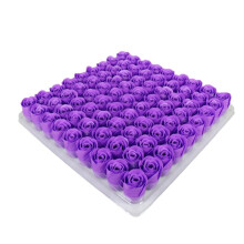 (N, -) Cadeau Saint-Valentin Fleurs Savon 81 PCS, Pétales Rose Bain Parfumé, Déco Mariage Anniversaire