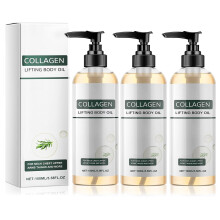 (3pcs, -) Hydraterende douche olie collageen liftende bodyolie voor crepey huid anti aging voor vrouw man