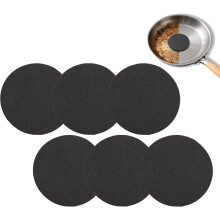 (6pcs, -) Teräspesusieni ruostumattomille teräspannuille, poistaa palaneet tahrat, ohut keittiön puhdistusliina 3 kpl
