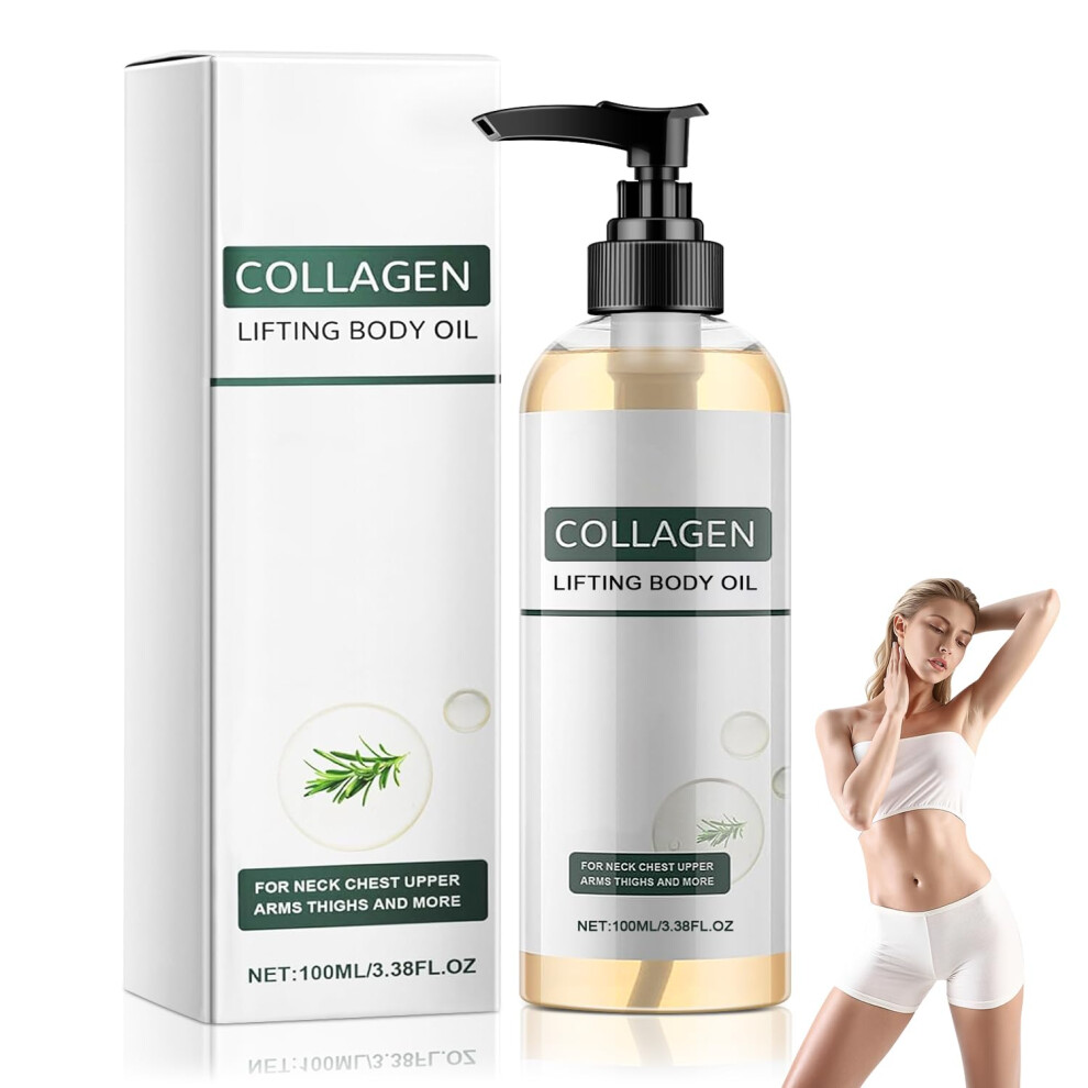 Oimg (1Pc, -) Hydrating Shower Oil, Collagen Lifting Body Oil For Crepey Skin, Anti Ageing For Women & Men