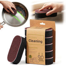 (5pcs, -) 5er Reinigungsschwämme Radierer, Multifunktionsschrubber Küche, Bad, Waschbecken & Boden