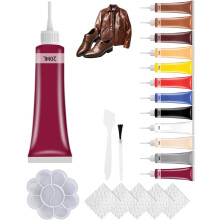 (Dark Red, -) Gel réparation cuir, gris