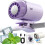(Purple, -) Ανεμιστήρας κλιπ αυτοκινήτου με LED, 199 ταχύτητες, ημι-ψύξη 16, USB, 360 1