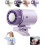 (Purple, -) Ανεμιστήρας κλιπ αυτοκ. με LED, USB, φορητός 360, 199 ταχ. για φορτηγό/σκηνή 1