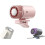 (Pink, -) Ανεμιστήρας κλιπ αυτοκ. με LED, 360 ρυθμιζόμενη ψύξη, φορητός για έξοδο & γραφείο 1