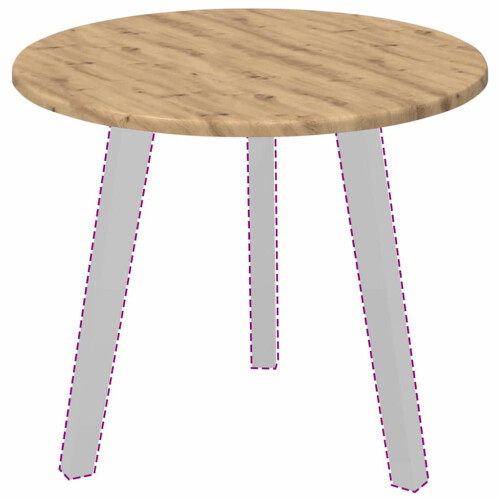 VidaXL vidaXL Table Top Artisan oak  50 x 1.5 cm Engineered Wood 2