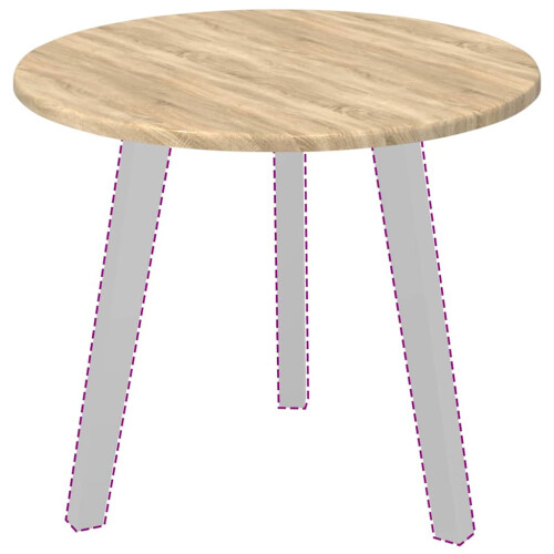 VidaXL vidaXL Table Top Sonoma oak  50 x 1.5 cm Engineered Wood 2