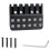 6 String Locking Nut Guitar Bridge String Locks for Headless Electric Guitar Replacement Parts Black 2