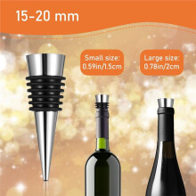 50 PCS Wine Stopper Reusable Decorative Bottle Stoppers Vacuum Wine Bottle Stopper for Wine Bottles