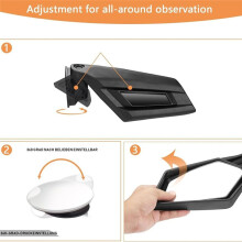 UTV Motorcycle Rearview Mirror Side View Mirror Reversing Mirror for Bombardier Maverick X3 MAX 2017-2021