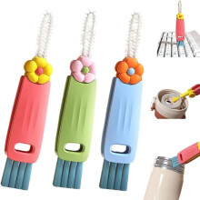 (Mix, -) Set cepillos limpieza tapa vasos 3 en 1 botella pajitas herramienta cocina
