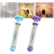 (Blue+purple, -) 4er Feuerwerk Wasserpistole, Feuerwerk Stil Wasserspritzspielzeug für Paare & Partys