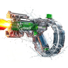 (Green, -) Mechanisch verwandelnd elektrische Wasserpistole, Automatikblaster mit Blitzlicht, Outdoor