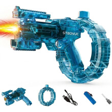 (Blue-a, -) Elektrische Wasserpistole Kinder & Erwachsene, automatisch Spritzblaster, stark, großer Tank