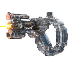 (Gray, -) Mechanisch verwandelnd elektrische Wasserpistole, Automatikblaster mit Blitzlicht, Outdoor