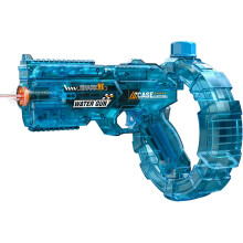 (Blue, -) Pistola acqua elettrica trasformabile meccanica, spara automatico con luci stroboscopiche, per esterno