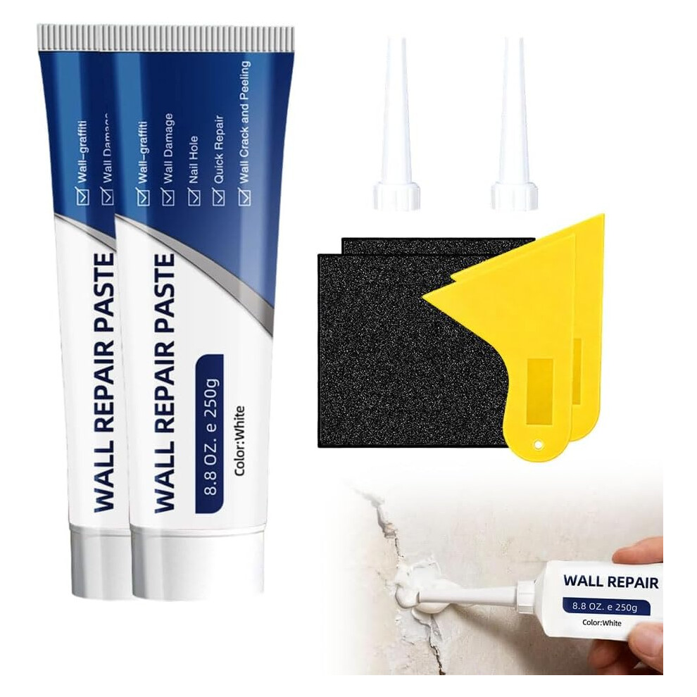 (2 Sets, -) Drywall Crack Repair Paste With Scraper, Wall Mending For Diy Home Fix, Quick & Easy Solution 5437707008667