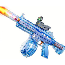 (I-blue, -) Elektrische Wasserpistole, Mündungsfeuer, 400ml Tank, automatisch Dauerfeuer Pool & Strand