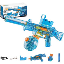 (J-blue, -) Elektrische Wasserpistole, Mündungsfeuer, 400ml Tank, automatisch Dauerfeuer Pool & Strand