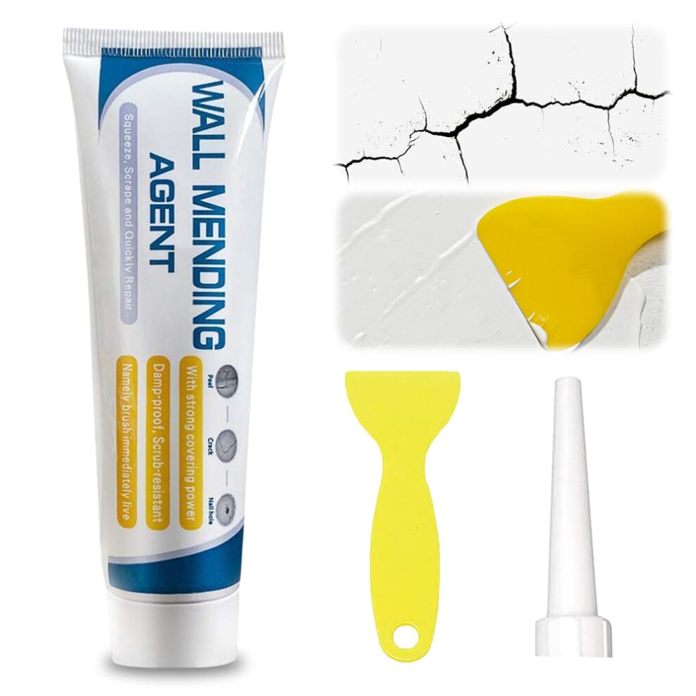(1 Pcs, -) Efficient Drywall Repair Kit, Multi Functional Wall Patching Paste For Plaster Wood Surfaces 5437707008773