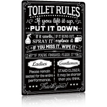 (Toilet Rules, -) Rukous on paras tapa tavata Jumala -kyltti, kristillinen uskonnollinen metalliplakki, 8x12 tuumaa