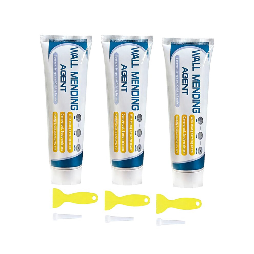 (3 Pcs, -) Drywall Patch Repair Kit, Wall Mending Agent For Holes & Cracks 5437706493228
