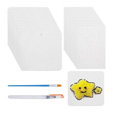 20 Szt Magiczna Pianka Papierowa Tekstura 3D Rysunek Magiczna Gąbka na Płótnie do Malowania Akrylami DIY 3D Sztuka Rysunek Papier Rzemiosło