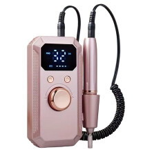 New Professional Electric Nail Art Drill Portable Electric File HD Display Multi Replaceable Nail Art Lathe Grinder
