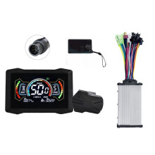 H7C E-Scooter NFC LCD Display Meter+36V/48V 350W Motor UART Type C Electric Bike LCD Color Meter NFC Speedometer 6PIN