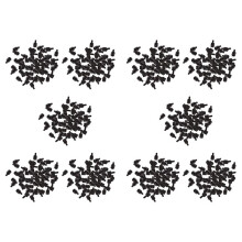 1000X Motherboard Nylon Hex Standoff Threaded Spacer M3 Thread 6+6mm Black