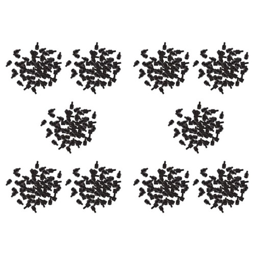 1000X Motherboard Nylon Hex Standoff Threaded Spacer M3 Thread 6+6mm Black