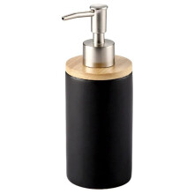 Dispensador de JabóN de CeráMica de 400 Ml, Estilo NóRdico, Dispensador de LocióN Dispensador de JabóN para Cocina y BañO -Negro