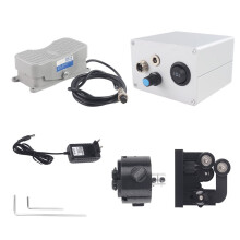Electric Fishing Rod Repair Kits DIY Fishing Rod Modification Accessories with Pedal Rotating Gluing Machine EU Plug