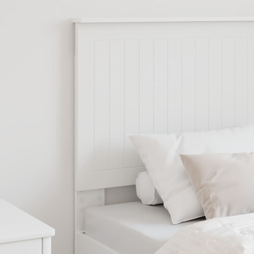 VidaXL vidaXL Headboard with Headboard White 80 cm Engineered wood 2