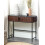 Beliani Console Table JOSE Dark Brown 2