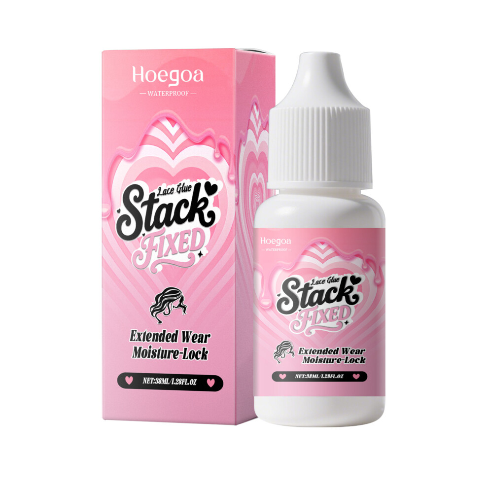 HOEGOA Lace Wig Styling Glue Mild, natural, portable and easy-to-use wig styling glue