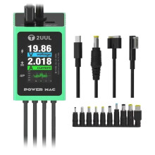 2UUL PW08 POWER 100W Computerstroomschakelaarkabel met Digitaal Display voor Computermoederbord, Laptopreparatie en Oplaadgereedschap