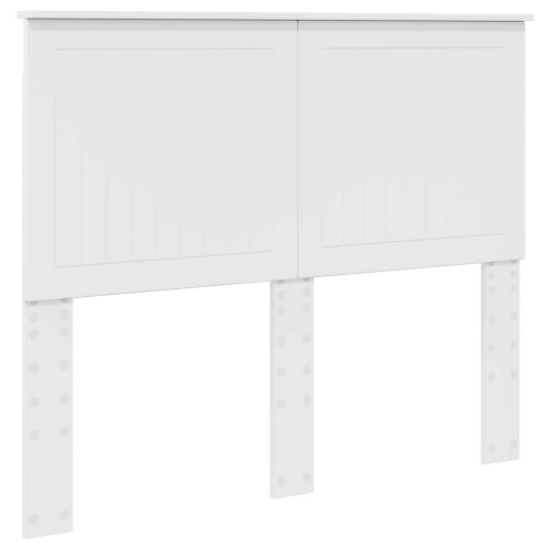 VidaXL vidaXL Headboard with Headboard Gloss White 120 cm Engineered wood 1