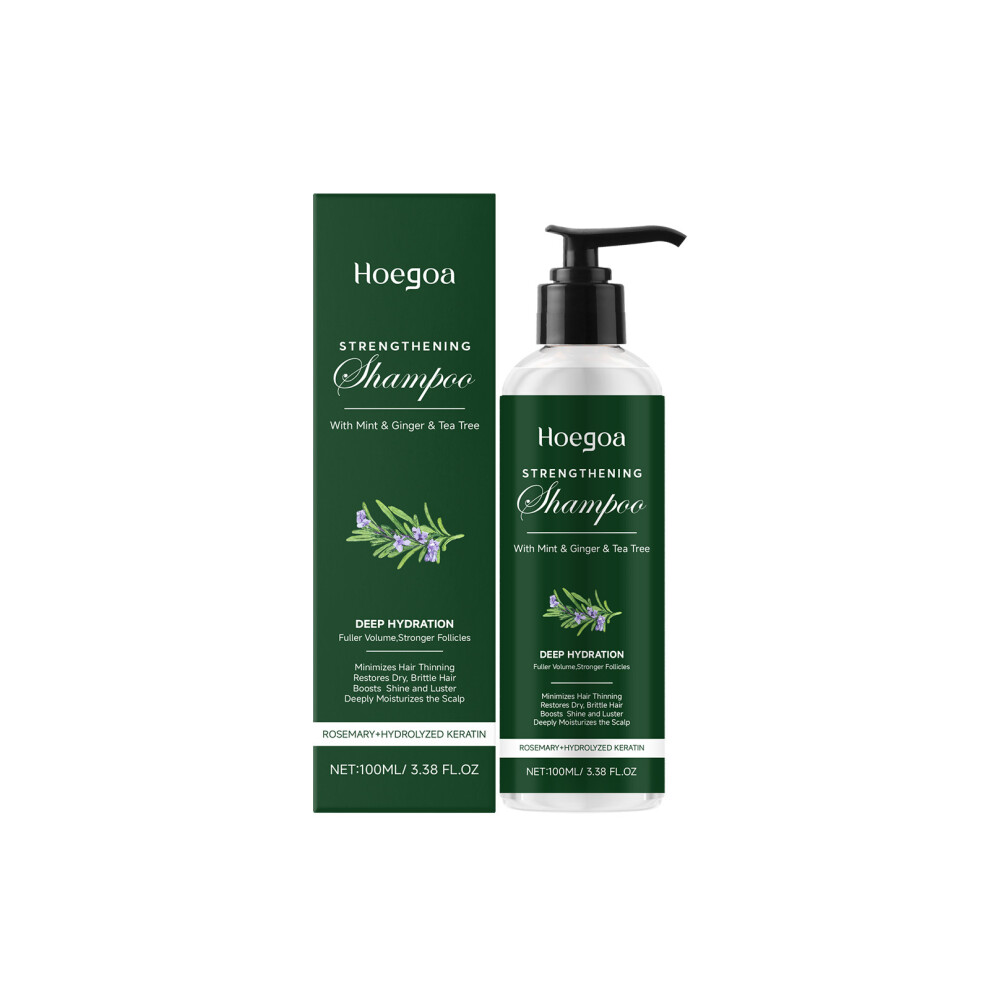 HOEGOA Rosemary Care Shampoo Gentle cleansing and nourishing scalp, naturally fluffy shampoo and conditioner