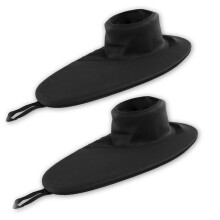2X Kayak Skirts Waterproof,Kayak Spray Skirt Universal Hatch Skirt Cover,Suitable for 90 52cm Kayak Hatch