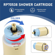 RP74148 Metal Lever Handle and RP70538 Cartridge Kit - for Delta Foundation Series Single-Handle Tub and Shower Faucets