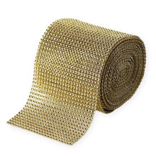 24 Rows Rhinestones Mesh Trimming Ribbon Wedding Diamond Rhinestone Cup Chain Cake Ribbon Strass DIY