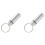 2X Silver Pill Medicine Box Case Holder Container Capsule Bottle Keyring Keychain 1