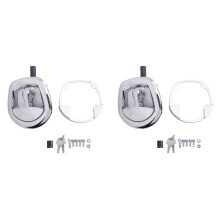 2X T-Type Fishtail Lock Off-Road Modified Trailer Mechanical Door Lock Escort Anti-Theft Lock Rv Paddle Entry Door Lock