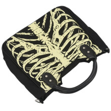 2X Luminous Gothic Skeleton Skulls Bags Rock Designer Female Casual Women Punk Bags Fashion Handbag