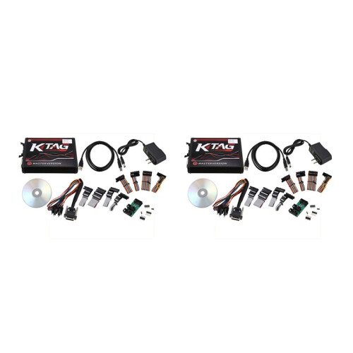 2X KTAG V7.020 V2.23 Chip-Tuning-Tool Programmier-Tool-Kit Master-Version mit Unbegrenztem Token