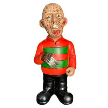 Horror Movie Garden Gnome, Indoor Garden Gnome Garden Statue Home Decor, Outdoor Halloween Yard Lawn Decoration D